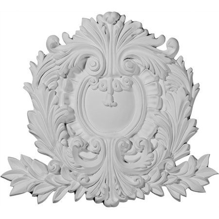 Ekena Millwork 11 3/8"W x 10 5/8"H x 1"P Modena Center Onlay ONL11X10X01MO